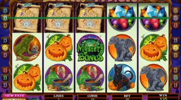 lucky witch slot free spins