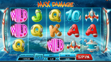 max damage slot game