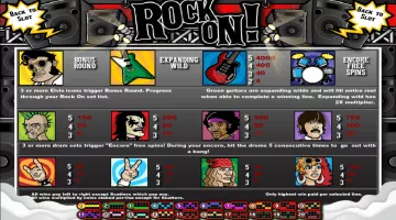 play rock on slot