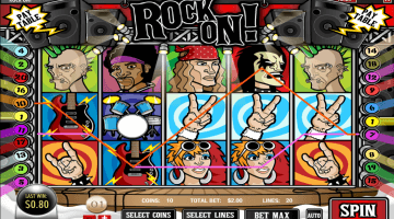rock on slot game