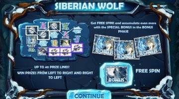 play Siberian Wolf slot
