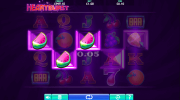 HeartBurst slot free spins