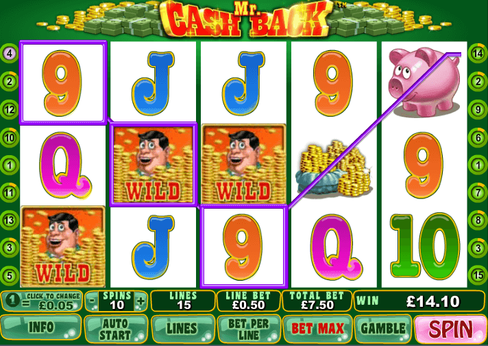 Try The Mr. Cashback Slots With No Download
