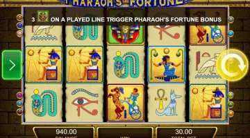 Play Pharaoh Fortune slot