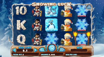 Snowing Luck slot free spins