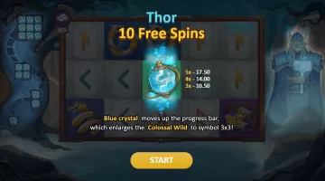 Viking Gods Thor and Loki slot free spins