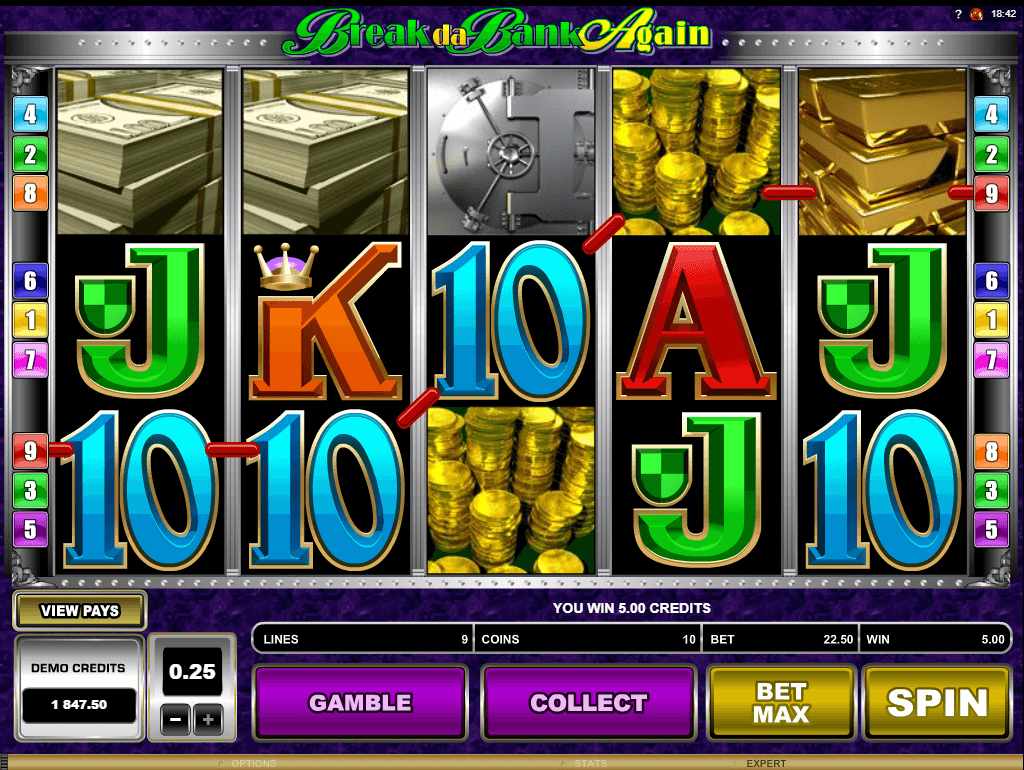 Break the bank again free slot machine