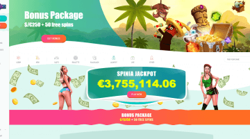 Spinia casino free spins
