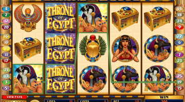 Throne of Egypt slot free spins