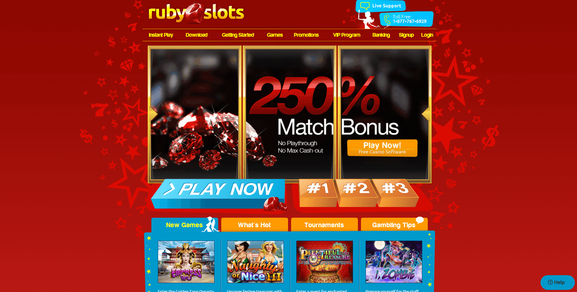 Ruby Slots Casino No Deposit Bonus Codes 2018