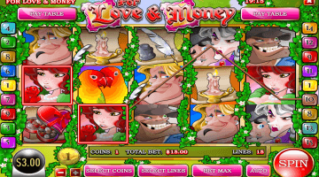 Love and Money slot free spins