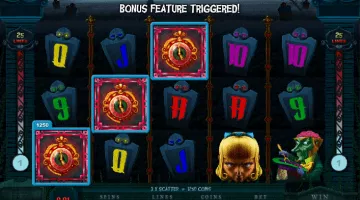 Alaxe in Zombieland slot free spins