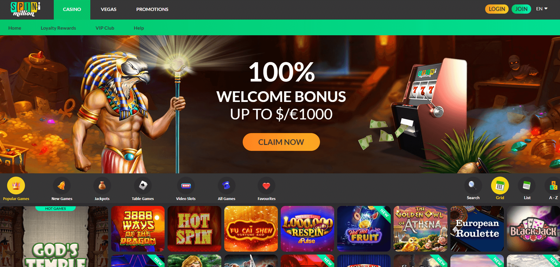 Casumo 100 free spins