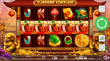 Supreme Fortune slot free spins