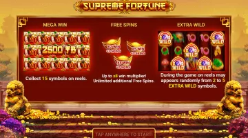 Supreme Fortune slot game