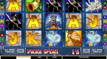 Thunderstruck slot free spins