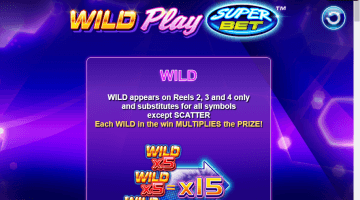 Wild Play SuperBet slot free spins