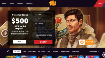 Wildblaster Casino Welcome Bonus