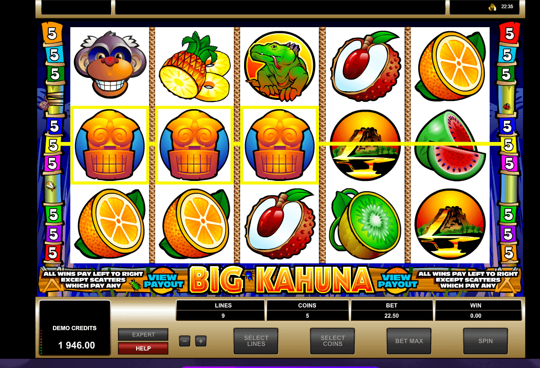 Big kahuna slots