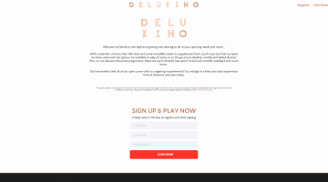 Deluxino Casino Sign Up
