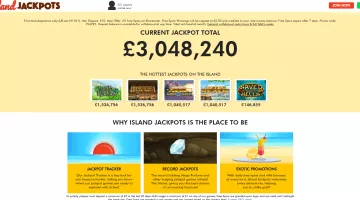 Island Jackpots Casino Progressive Slots