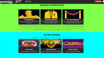 Secret Slots Casino Rewards And Promotions