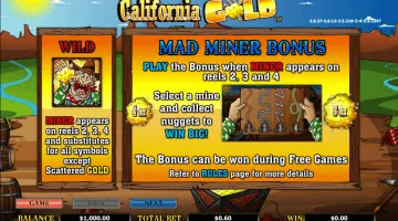 Play California Gold Slot