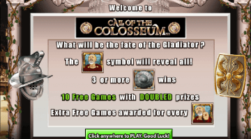 Play Call Of The Colosseum Slot