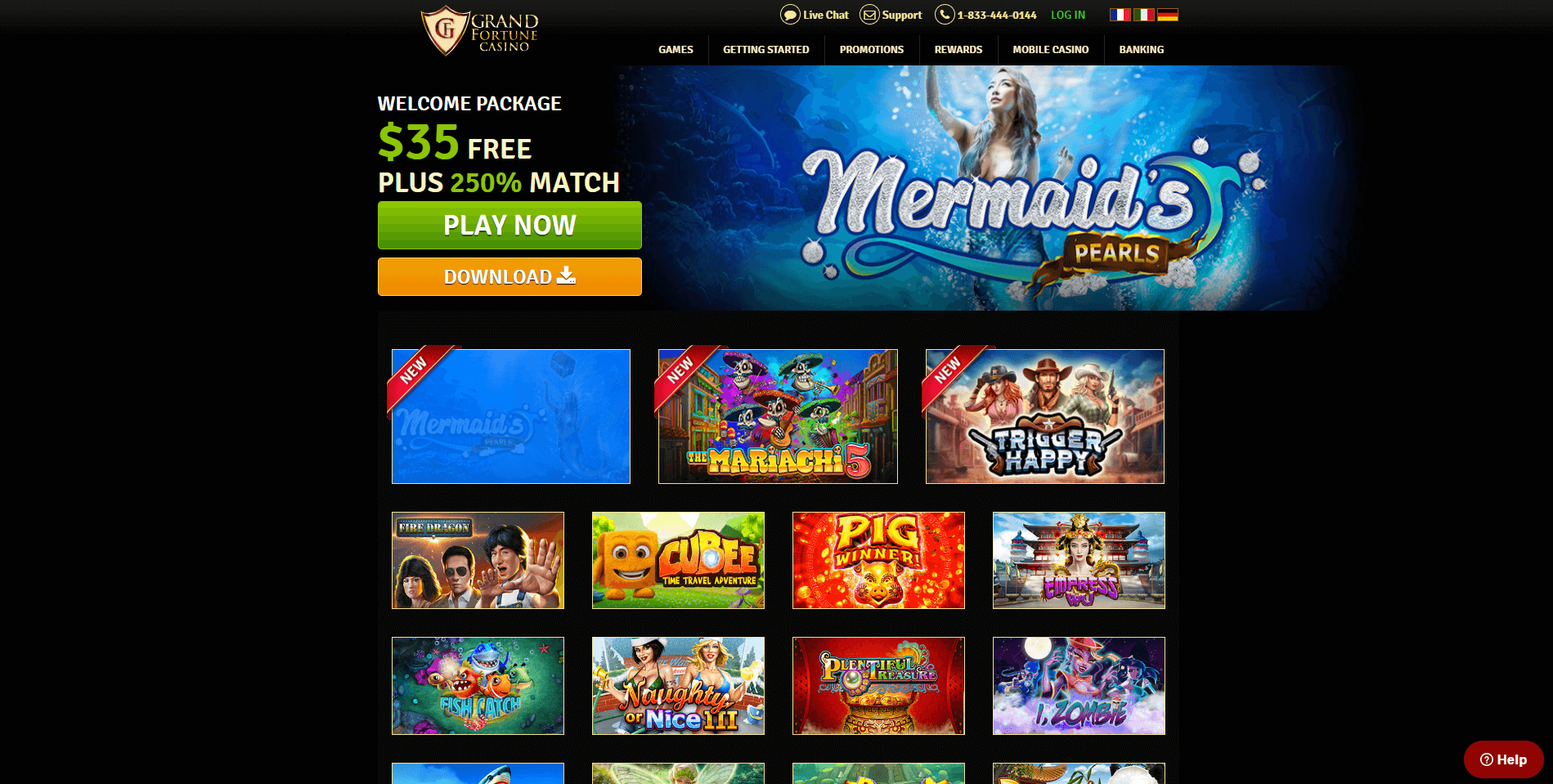 fortune clock casino 50 free spins