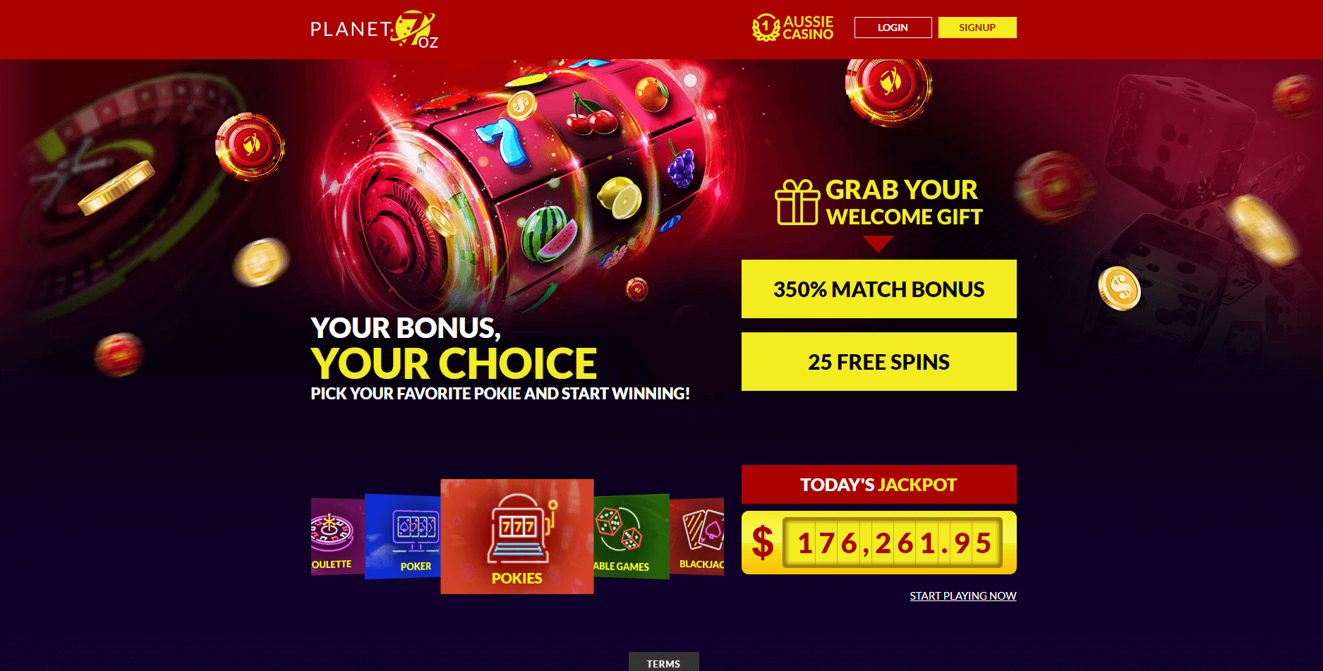 Planet Casino Free Spins