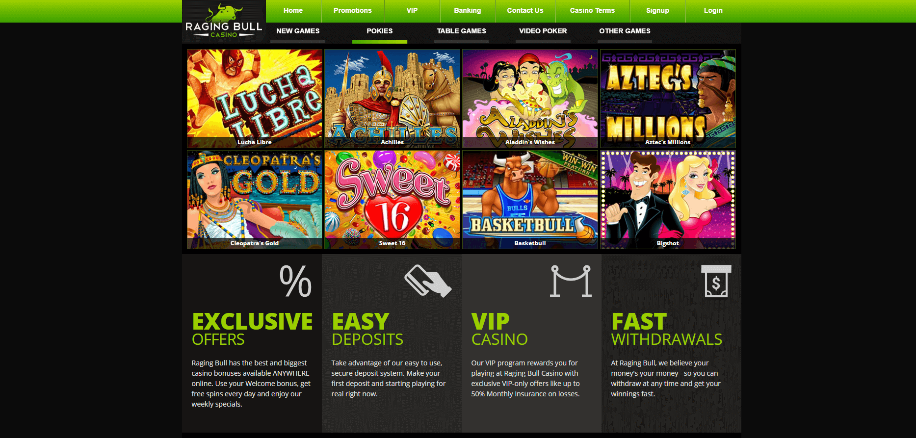 raging bull online casino instant play