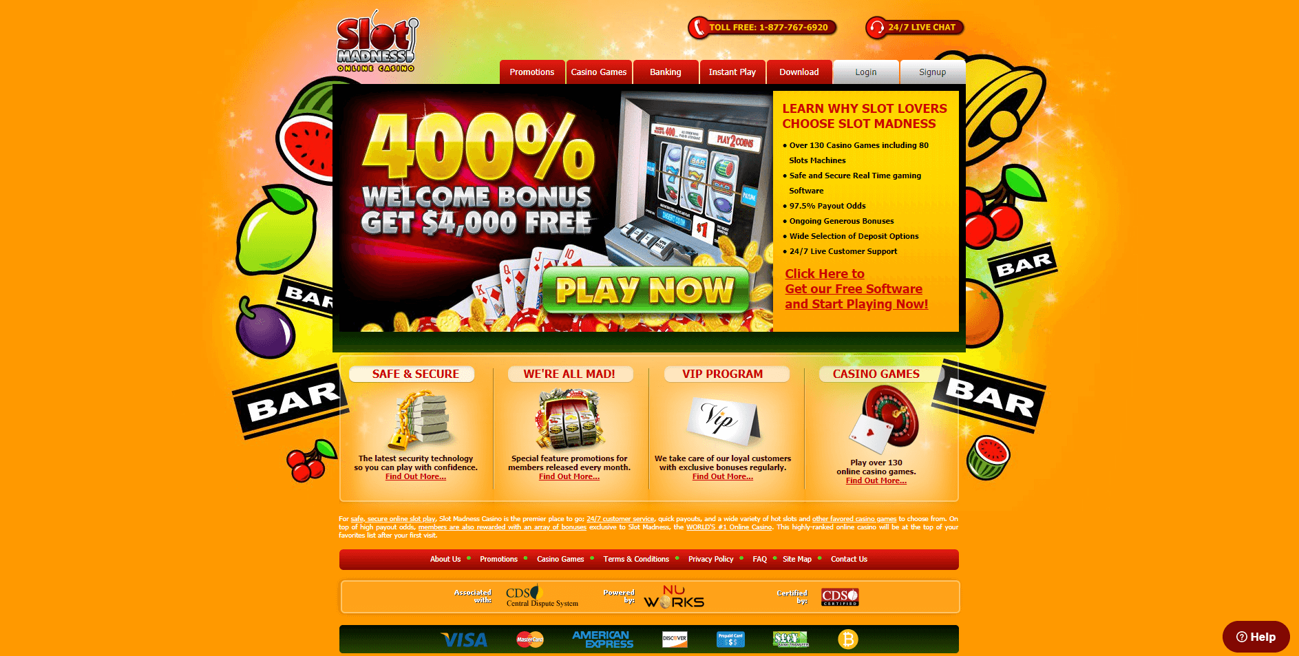 slot madness bonus codes