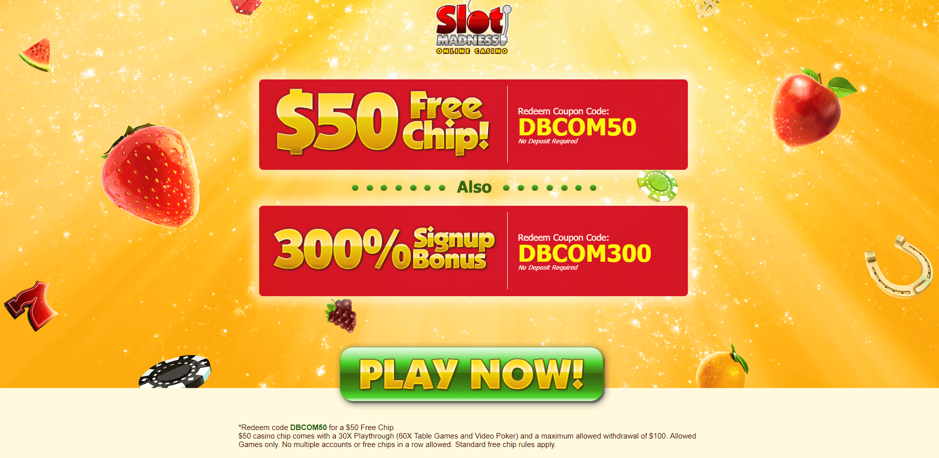 slot madness no deposit codes 2021