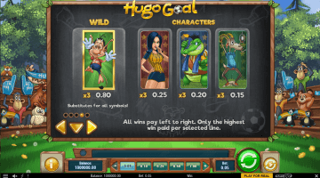 Play Hugo Goal Slot