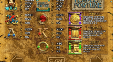 Play Temple Of Fortune Slot