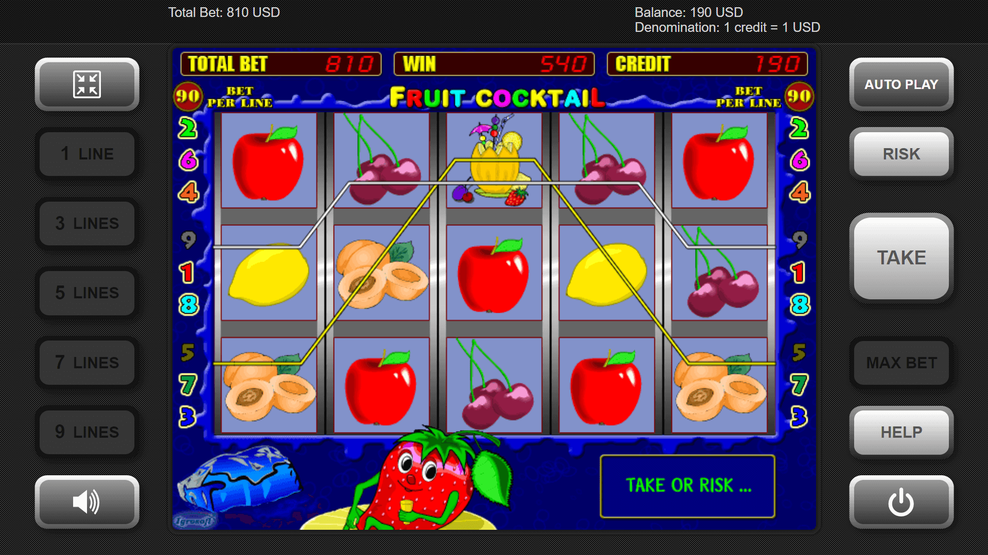 Fruit Cocktail Game