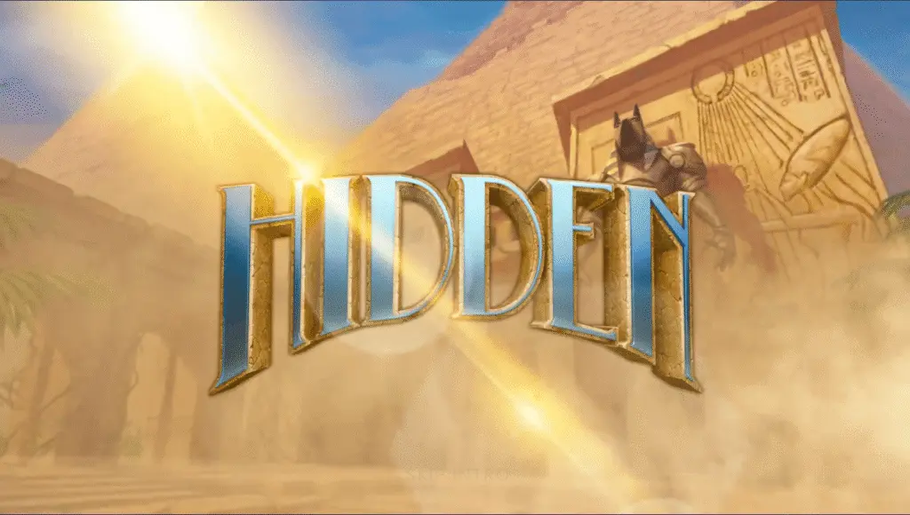 Hidden slot