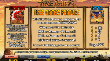 Play Firehawk Slot