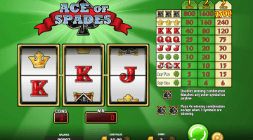 Ace Of Spades Slot Game