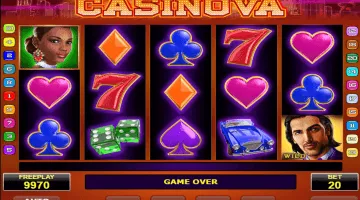 Casinova Slot Game Free Spins