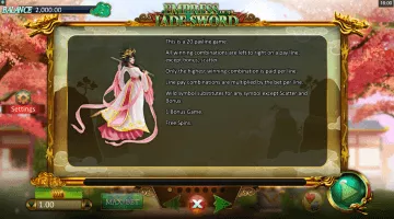 Play Empress Of The Jade Sword Slot