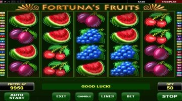 Fortunas Fruits Slot Game