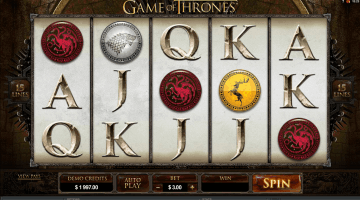 Game Of Thrones (15 Lines) Slot Game