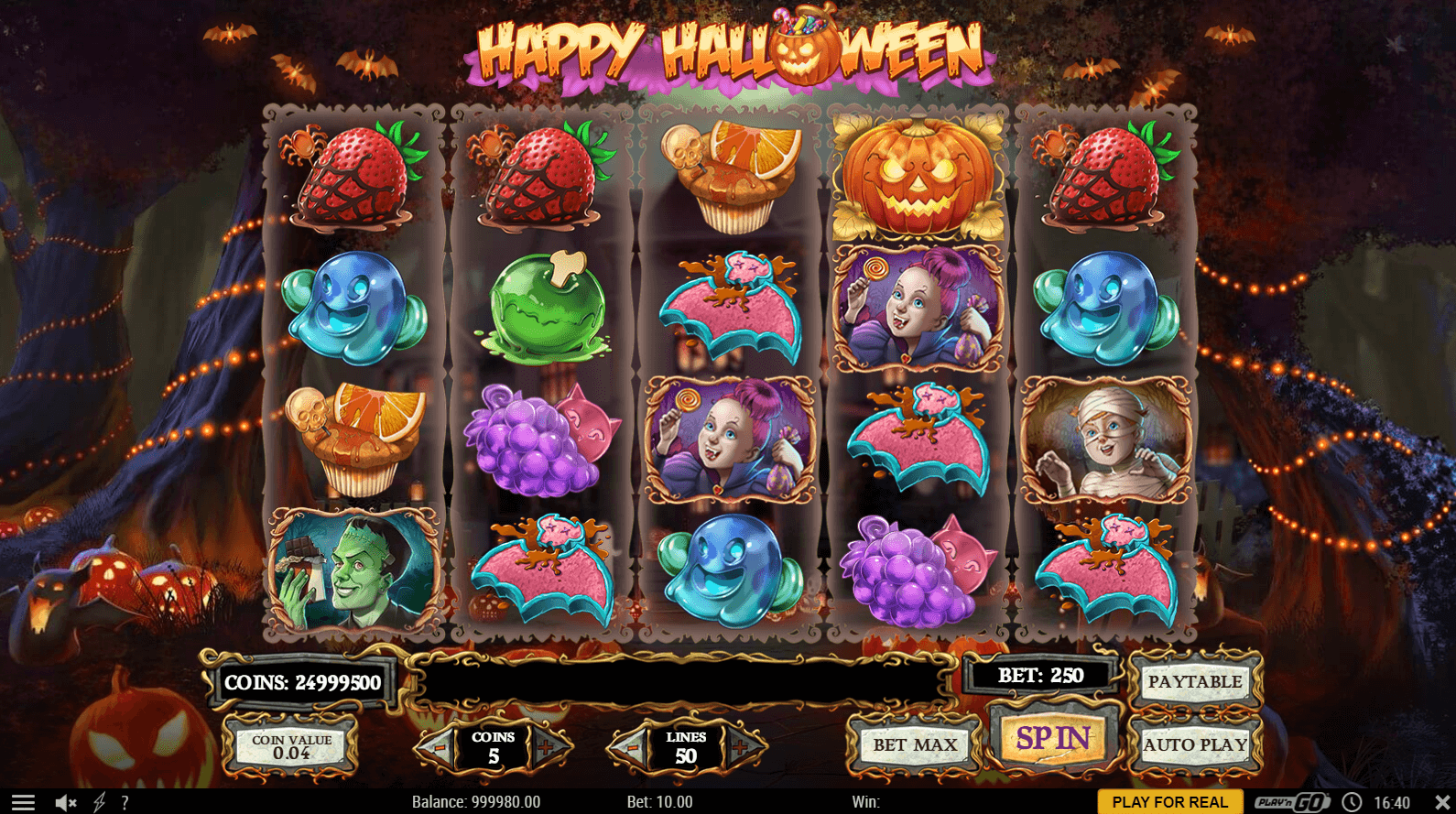 Happy halloween slots