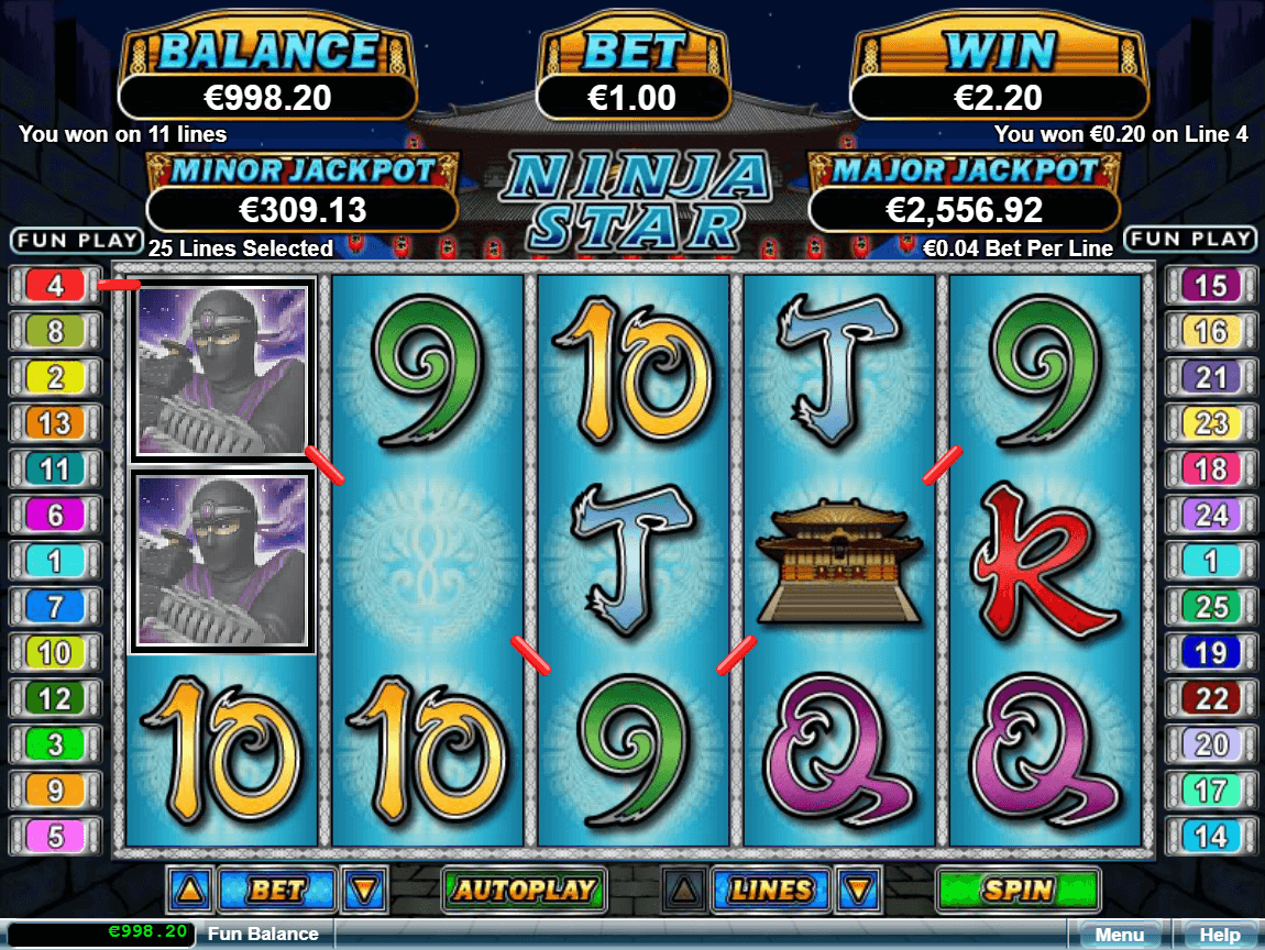 Ninja Star Slots Machine