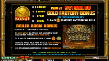 Play Gold Factory Slot