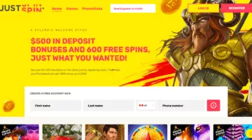 Justspin Casino Free Spins