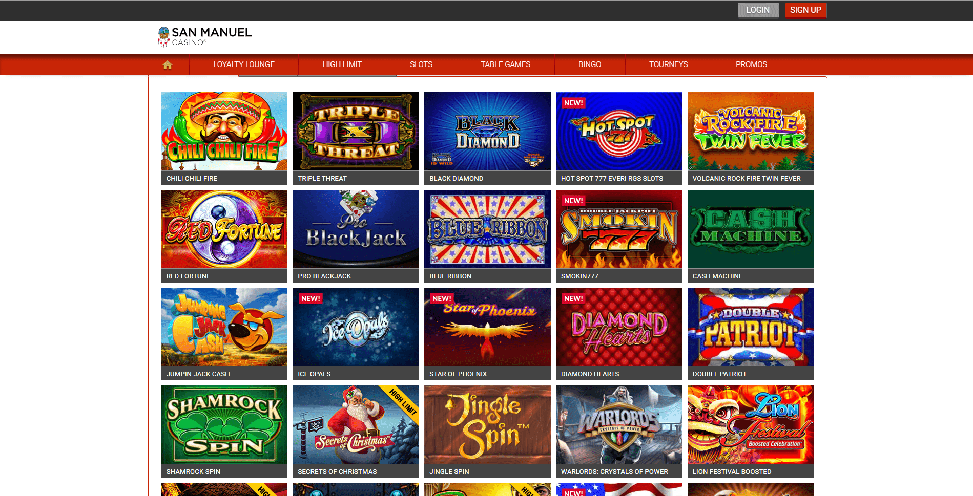 san manuel casino login