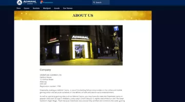 Admiral Casino About Us