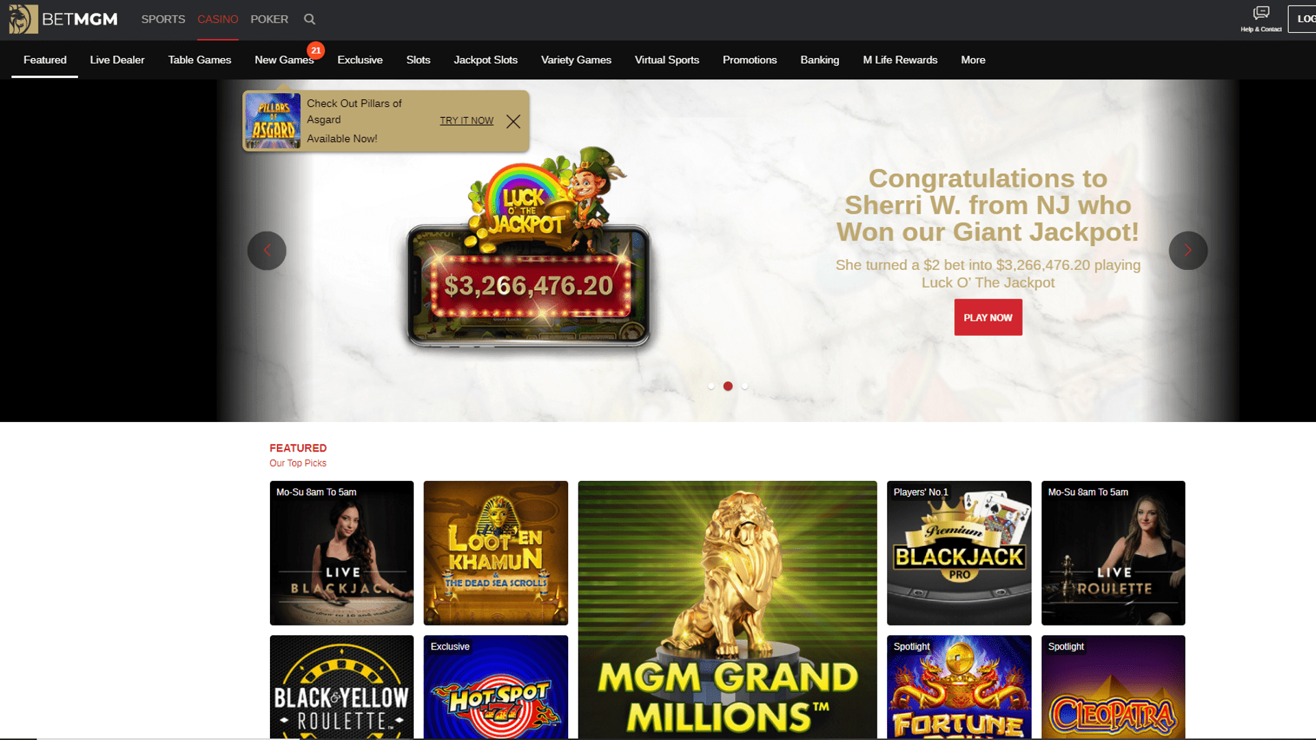 mgm free online casino bonus codes